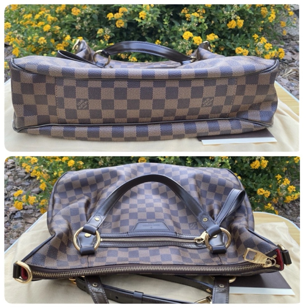 Louis Vuitton Brown and Black Hobo with Damier Ebene Canvas - Picture 3 of 12